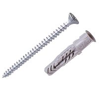 Дюбель Fischer UX 6X35  + шуруп (10 шт). пакет картинка